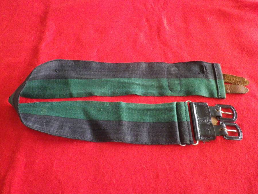 RHODESIAN AFRICAN RIFLES STABLE BELT-STAMPED S  - MAX LENGTH 79CM/31"     (259)