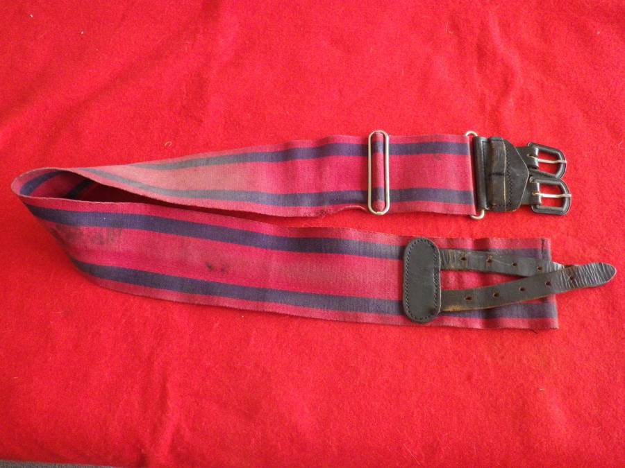 RHODESIAN ENGINEERS STABLE BELT- INSCRIBED  -  MAX LENGTH 87CM/34"     (258)