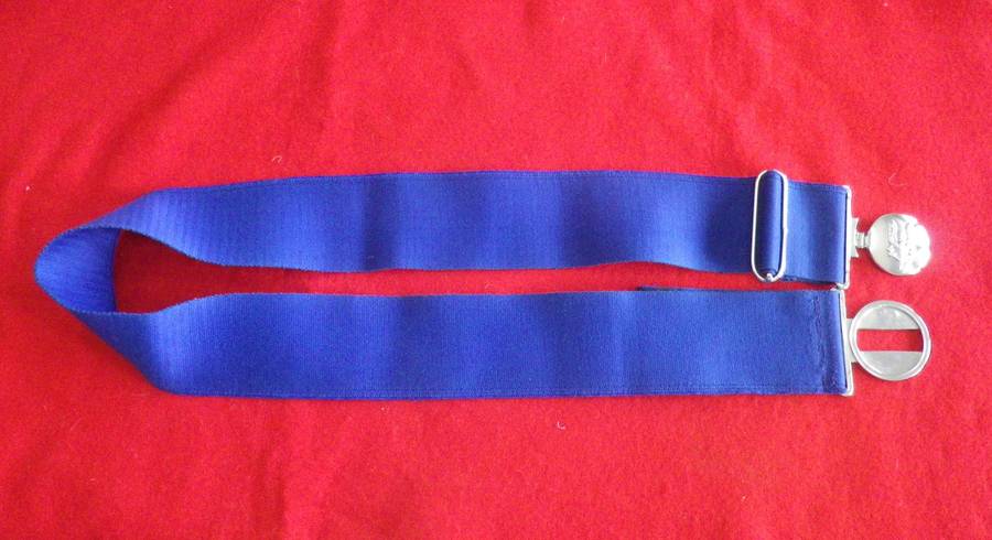 RHODESIAN SAS STABLE BELT- BUCKLE REUTELER STAMPED -   MAX LENGTH 107CM/42"     (260)