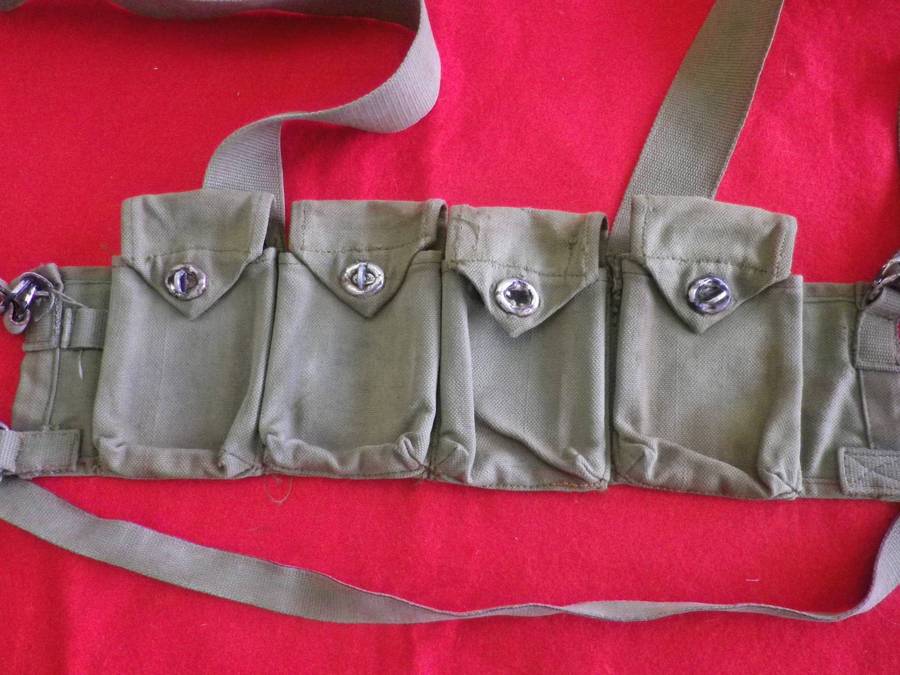 RHODESIAN ARMY - CHEST RIG - 4 CELL - MADE SHARP END SUPPLIES - (264)