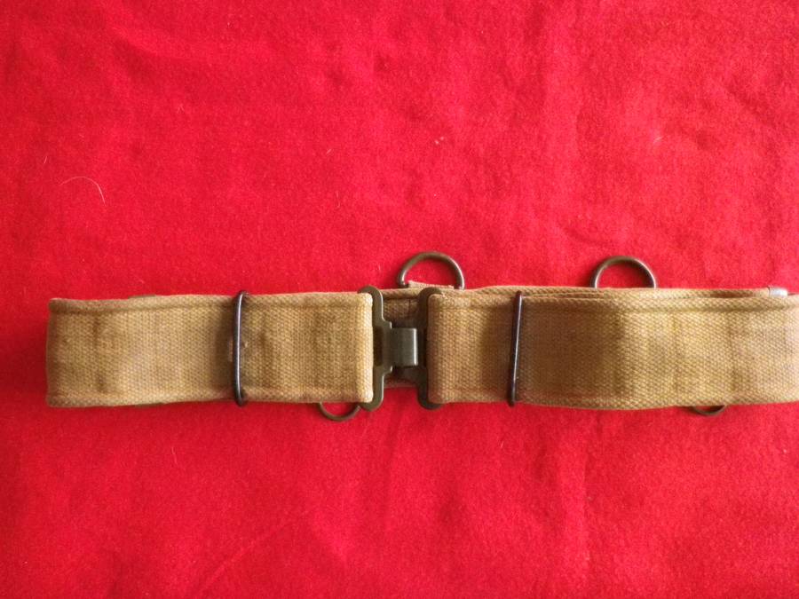 RHODESIAN ARMY - P69 WEB BELT  - MAX LENGTH 97cm/38"   (8995)