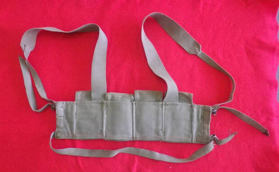 RHODESIAN ARMY - CHEST RIG - 4 CELL - MADE SHARP END SUPPLIES - (264)