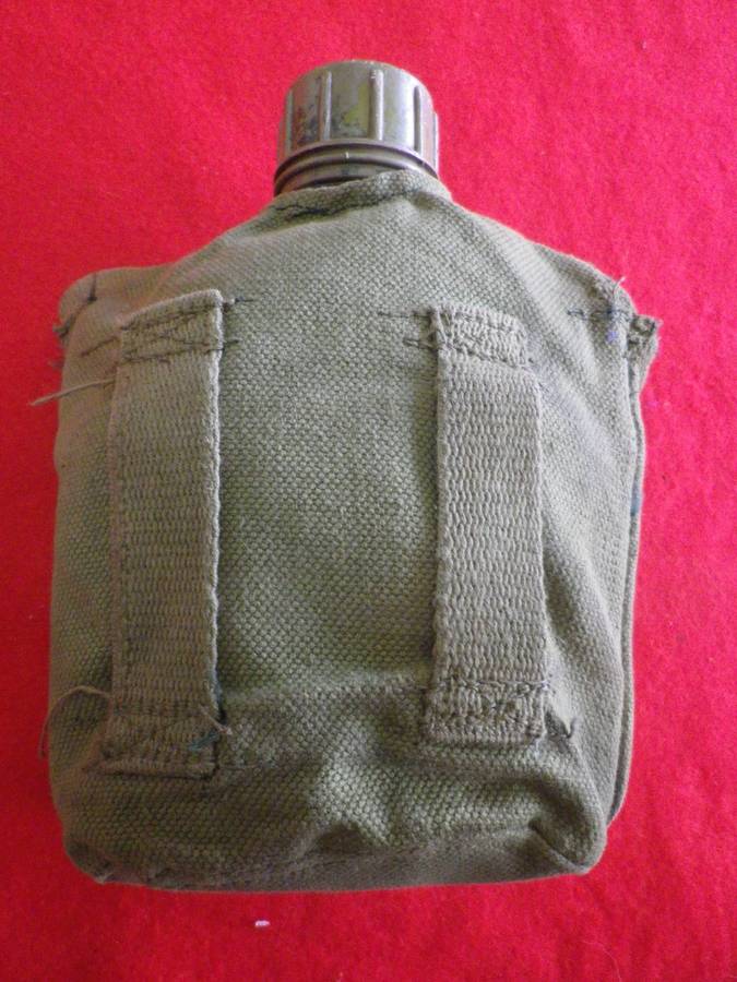 RHODESIAN ARMY - WATER BOTTLE (ENGRAVED TO A SELOUS SCOUT ) + P69 POUCH + FIRE BUCKET  (263)