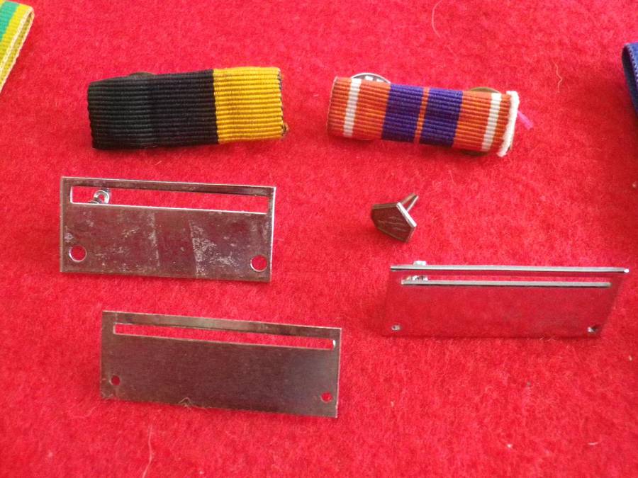 SADF - LOT OF FULL SIZE MEDAL RIBBONS ETC.                 (164)