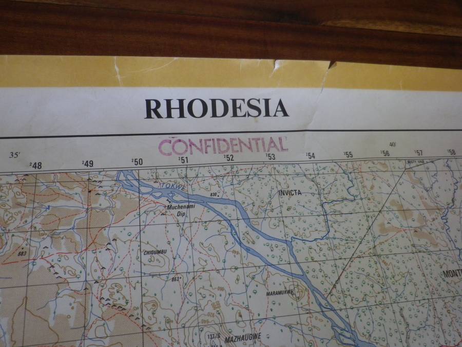 RHODESIA 3 X ORIGINAL MAPS - CHIBI, PELENDABA + NYAMANDHLOVU - SEE PICS - CONDITION ISSUES  (8958)