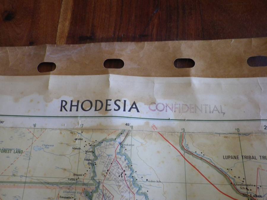 RHODESIA 3 X ORIGINAL MAPS - CHIBI, PELENDABA + NYAMANDHLOVU - SEE PICS - CONDITION ISSUES  (8958)