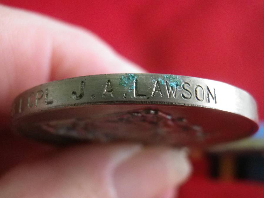 RHODESIAN FULL SIZE GENERAL SERVICE MEDAL (RhGSM) TO 770138 L CPL J.A.LAWSON SEE BELOW (182)