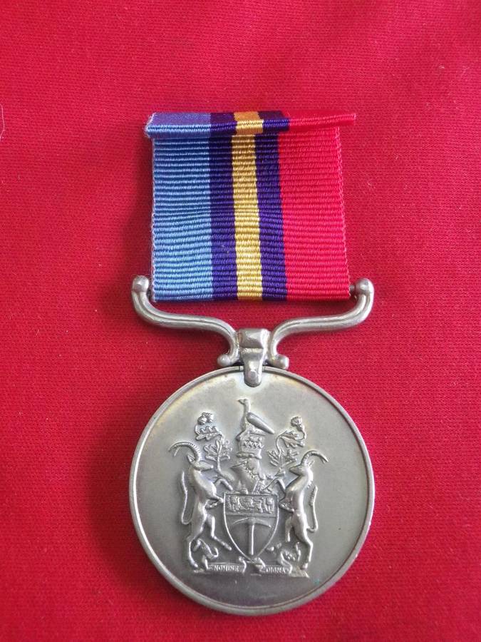 RHODESIAN FULL SIZE GENERAL SERVICE MEDAL (RhGSM) TO 770138 L CPL J.A.LAWSON SEE BELOW (182)