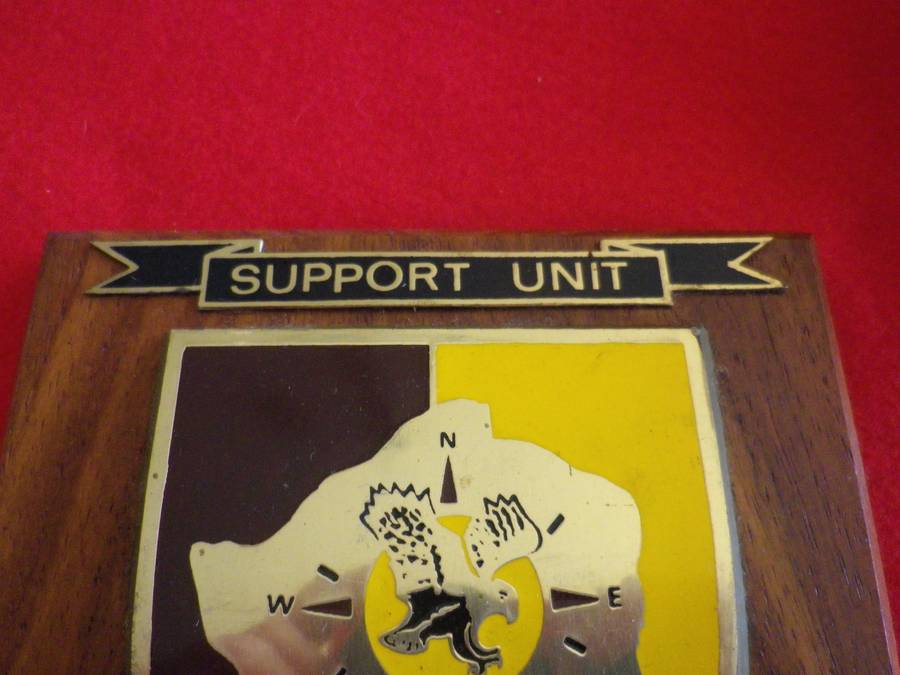 RHODESIA - BSAP SUPPORT UNIT "GOLF TROOP " PLAQUE - SCARCE   (8945)