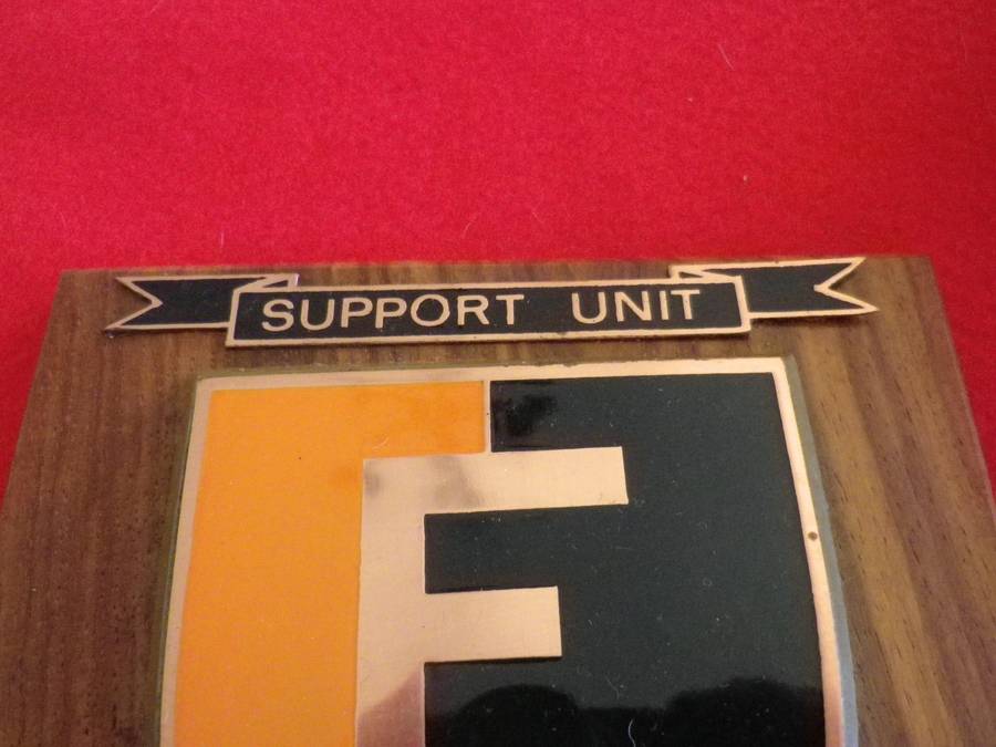 RHODESIA - BSAP SUPPORT UNIT "ECHO TROOP " PLAQUE - SCARCE   (8946)