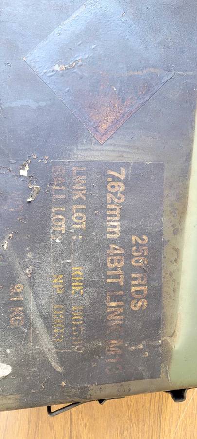 250 Rounds, 7.62mm Vintage Military Ammunition Box Bundle (Bid Per Lot)