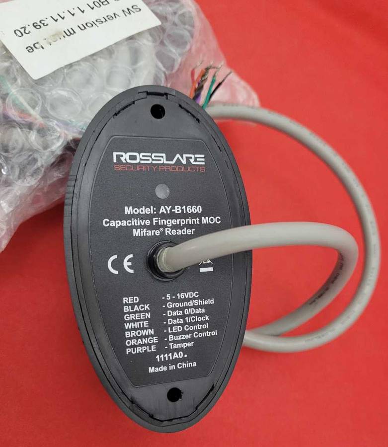 NEW/UNBOXED...Rosslare (AY-B1660) Full Fingerprint Match-On-Card-Reader (Bid Per Piece)