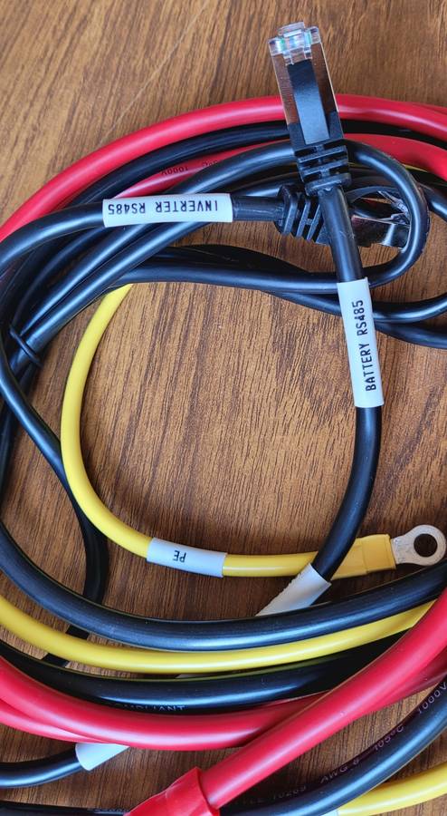 Fox ESS 2nd Life 2.56Kwh Li-Ion Battery Cable Pack. (Bid Per Piece)