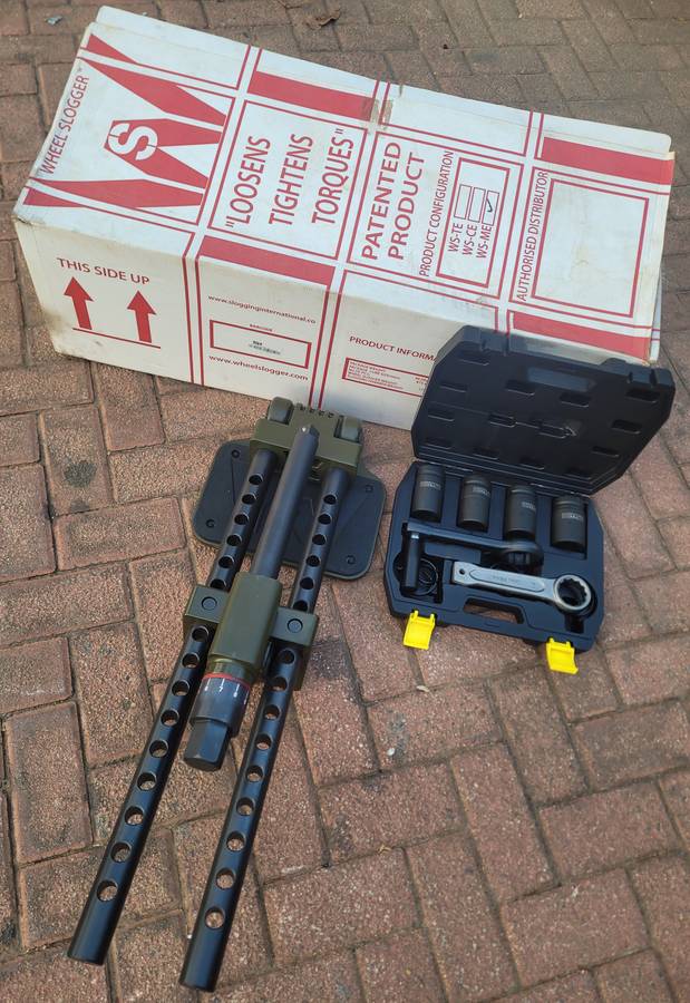 Heavy Duty 2-Piece (MILITARY EDITION) Wheel Slogger & Boxed Spanner Set ONLY