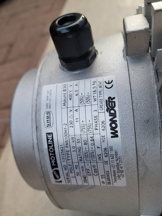3kW BMG 3-Phase Electric Motor