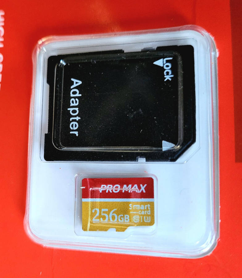 256 GB High Speed Micro SD Card (With Adaptor)