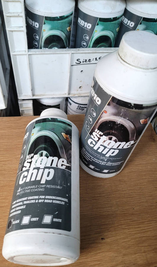 RB10 HP STONE CHIP-A Water-Based Protective Coating For Cars & Trailers (Bid Per Piece-To Take 20x)