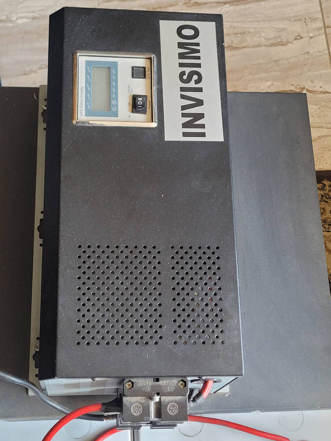 COLLECTION...INVISIMO 2000w UPS Inverter Charger Back Up System With 2x 200Ah Growartt Gel Batteries