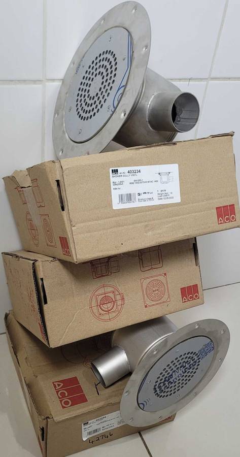 Quality Stainless Steel Side Outlet Shower Drain (Bid Per Piece)