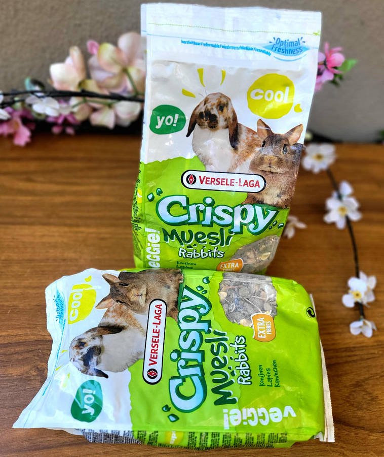 1Kg CRISPY MUELI With Extra Fibre For Rabbits-Expiry: 19.03.25