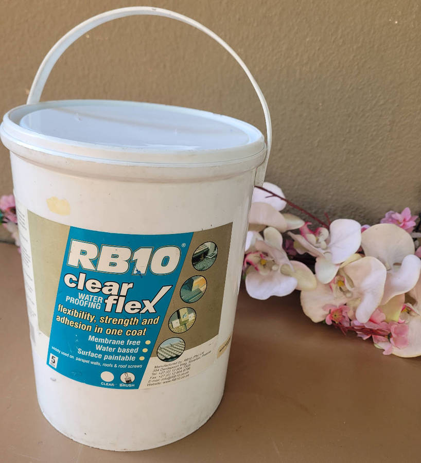 CLEAR FLEX Waterproofing Coat (Bid Per Piece-To Take Both)
