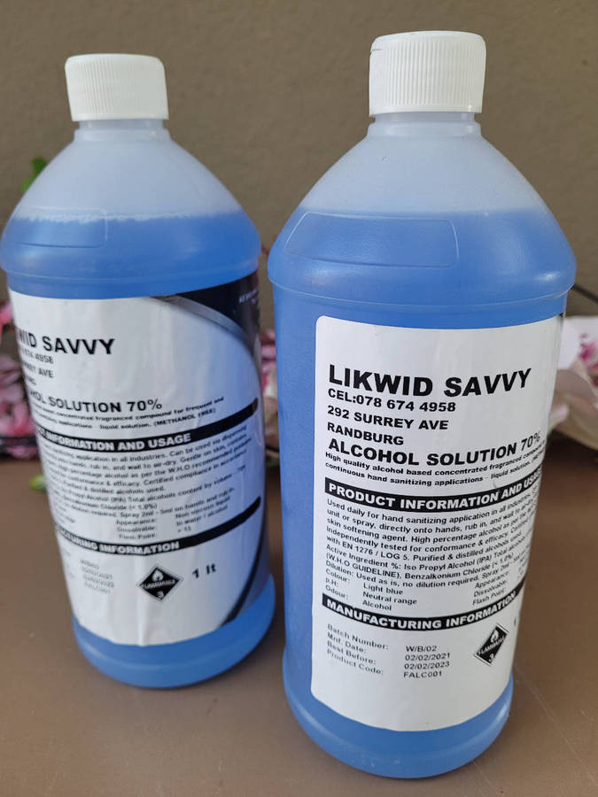 70% LIQUID SAVVY. BB: 02.02.2023 (Bid Per Piece-To Take Both)