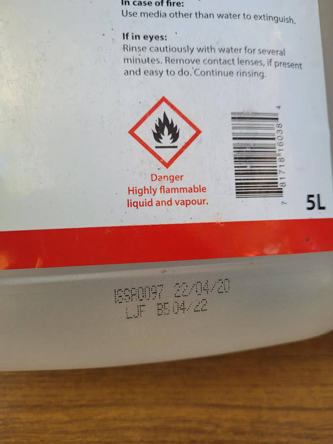 5L Hand Sanitiser. (Bid Per Piece)