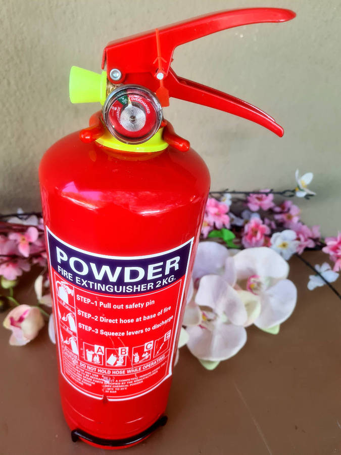 2Kg Clean-Used, Charged Fire Extinguisher (Almost Brand New)