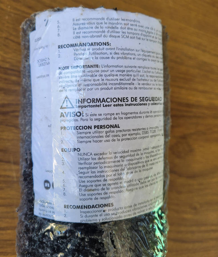 GARYSON FLEXI STRIP Plain Discs (100x12)mm. Bid Per Piece (Not The Whole Packet)