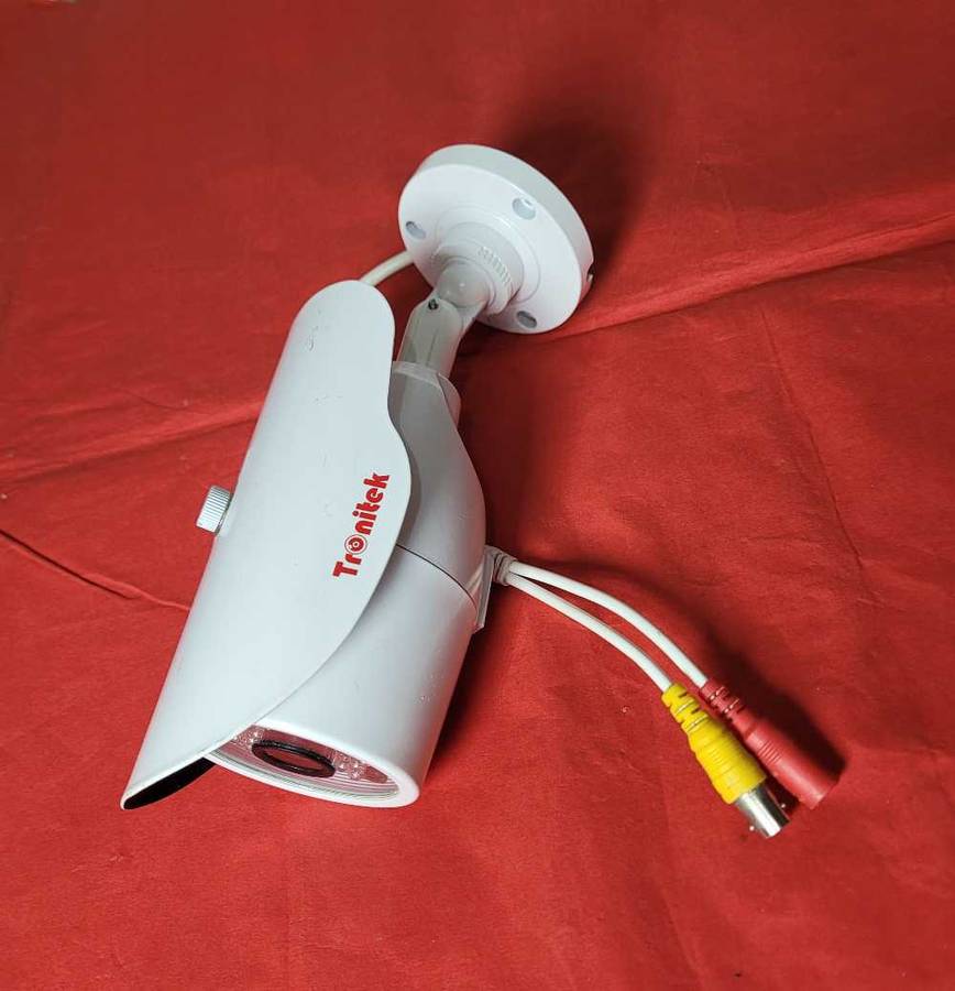 UNUSED (As Used) TRONITEK  CCTV Bullet Camera-As Pictured. NO BOX