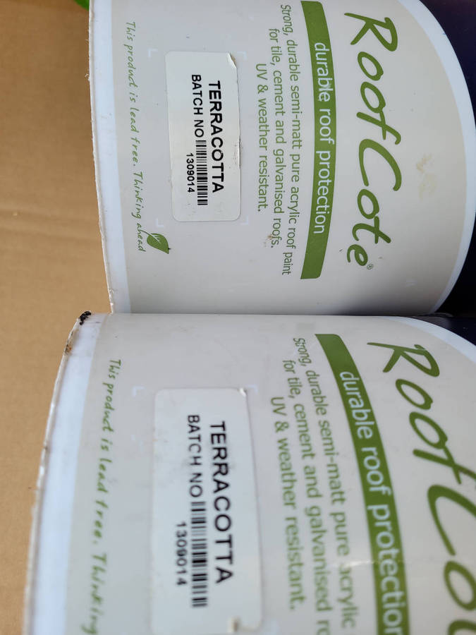 5L  PROMAC (TERRACOTTA COLOUR) Roof Protection  Paint (Bid Per Piece-To Take Both)