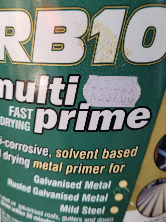 5L  RB10 MULTI FAST-DRYING PRIMER (Bid Per Piece-To Take Both)