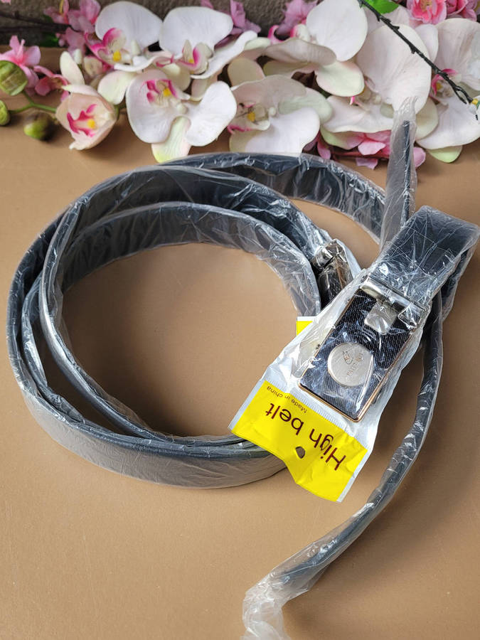 Men's Soft Leather Belt (113X3.5)cm. Bid Per Piece