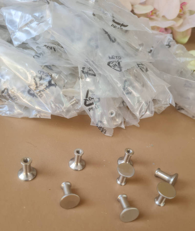 5mm Designer Cabinet Drawer Knob PIN-Type Handles. (Bid Per Piece) LAST STOCK...