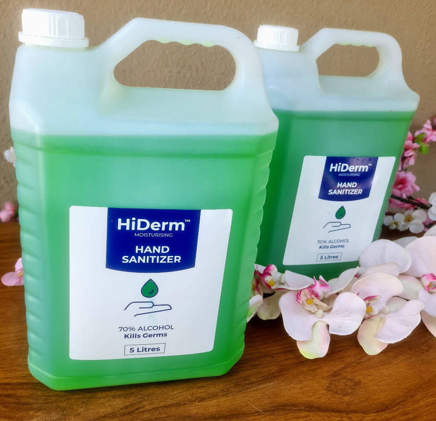 5L LIQUID HAND SANITISER, 70% Alcohol. (Bid Per Piece-To Take All 4x)