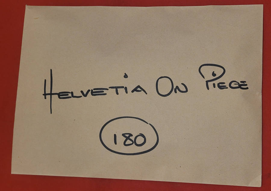 180x HELVETIA Stamps On Card
