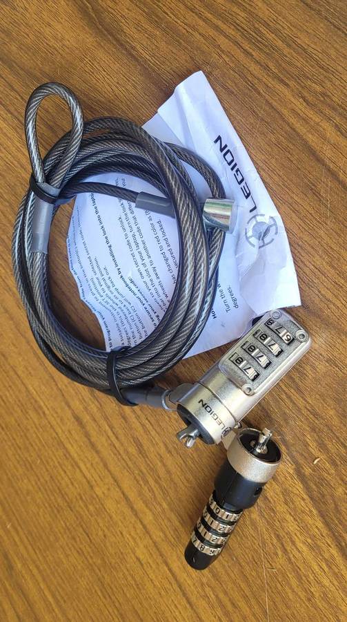 Anti-Theft Lock For Compters Laptops, Notrbooks Etc. (Bid Per Piece)   LAST 2x