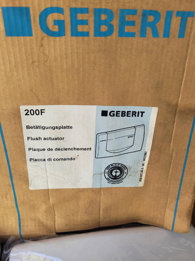 UNBOXED...GEBERIT Replacement Flush Actuator. Bid Per Piece