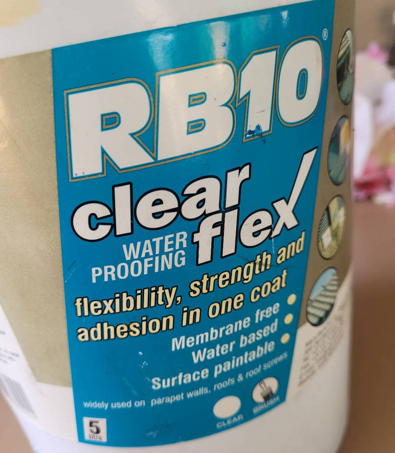 CLEAR FLEX Waterproofing Coat (Bid Per Piece-To Take Both)