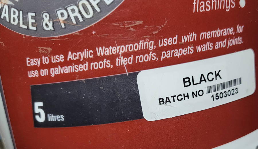 RB10 5L Flex-E  (Black Colour) Waterproof Paint