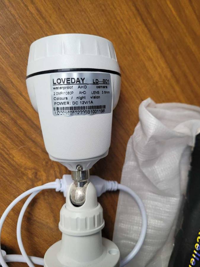 UNUSED (As Used) LOVEDAY Waterproof AHD CCTV  Camera-As Pictured
