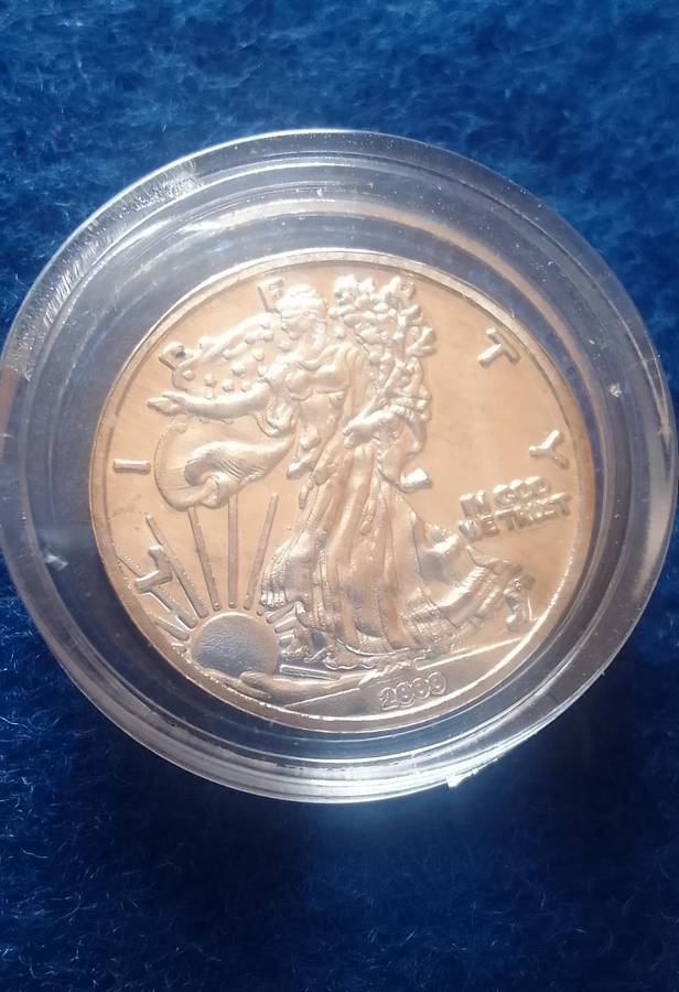 Silver Tickey: USA Fine Silver One Gram Coin (1 gm) in Capsule