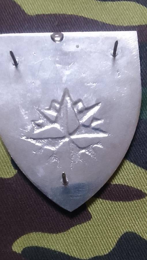 SADF/SA ARMY  5 RECCE SHOULDER FLASH - WITH PINS - BARGAIN BUY