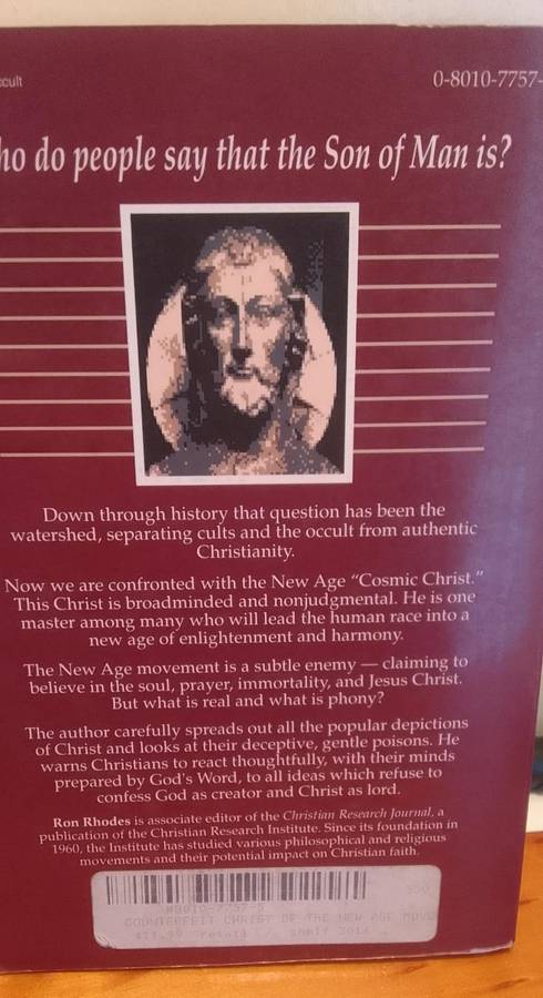 Book: THE COUNTERFEIT CHRIST OF THE NEW AGE MOVEMENT by RON RHODES