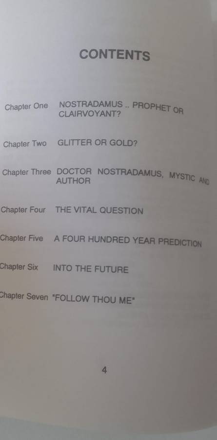 Book: the truth about Nostradamus - Prophet or Clairvoyant by Val Waldeck