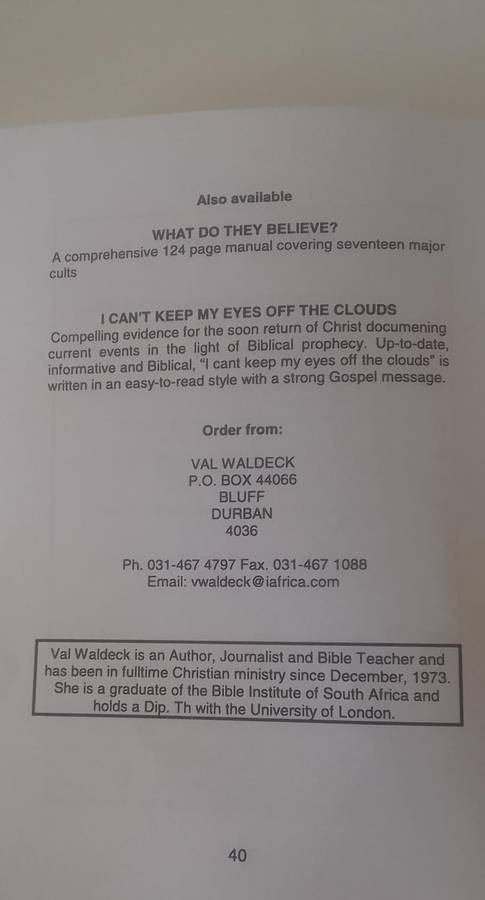Book: the truth about Nostradamus - Prophet or Clairvoyant by Val Waldeck