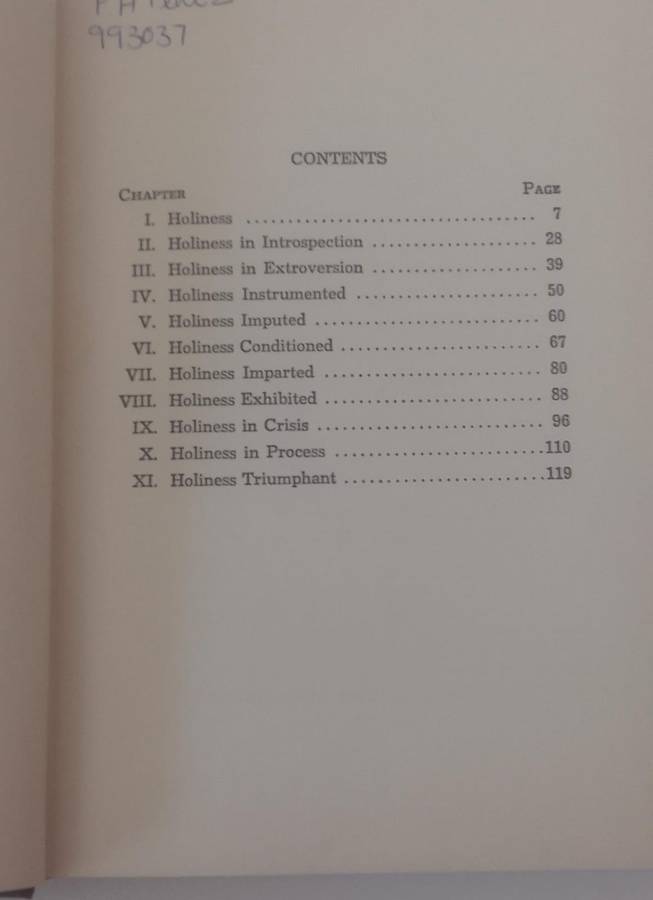 Book: Holiness Triumphunt -JB Chapman