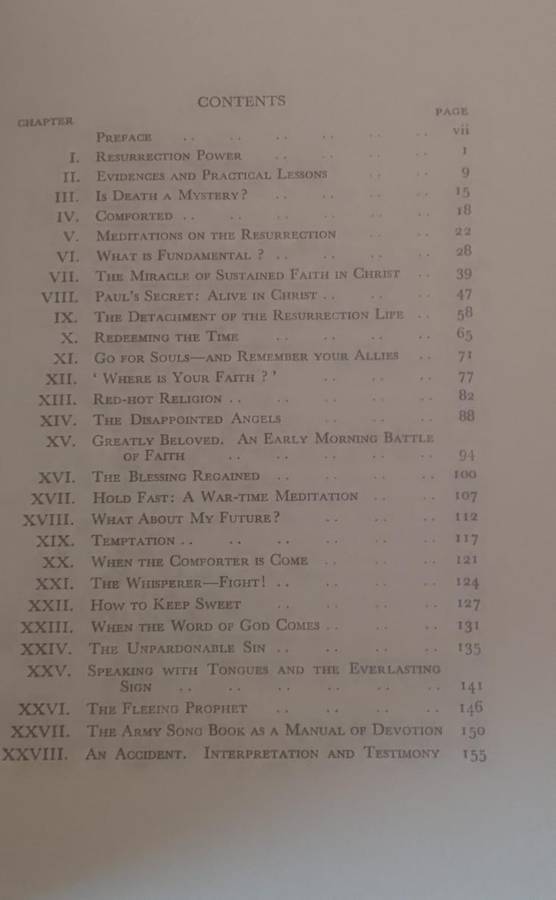 Book: Resurrection life and Power - Samuel Brengle