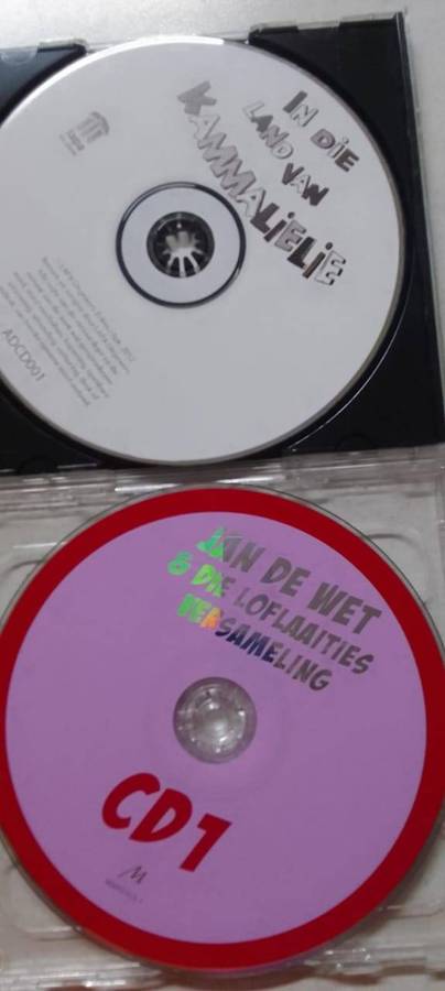 Cd's vir kinders x  5 - (Afrikaanse versameling) Jan de Wet / Anna Rudolph / goggatjie