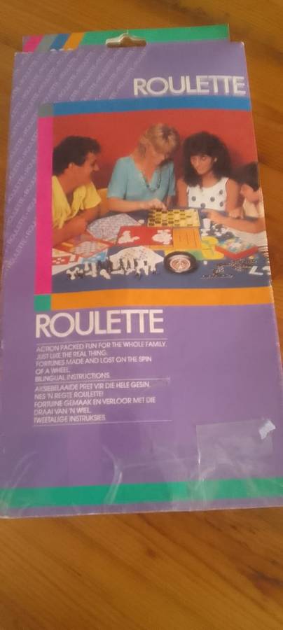 Board Games: Roulette Board Game - Afrikaans & Checker Set / Backgammon
